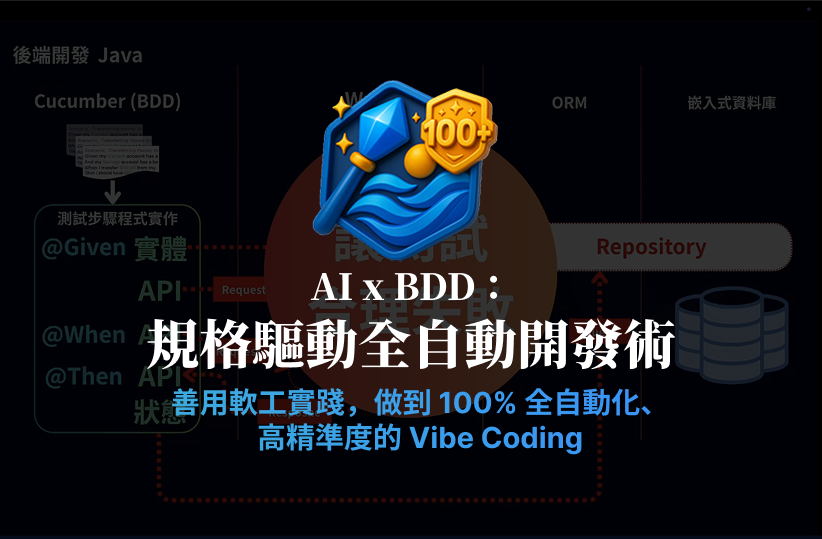 AI x BDD：規格驅動全自動開發術 課程封面
