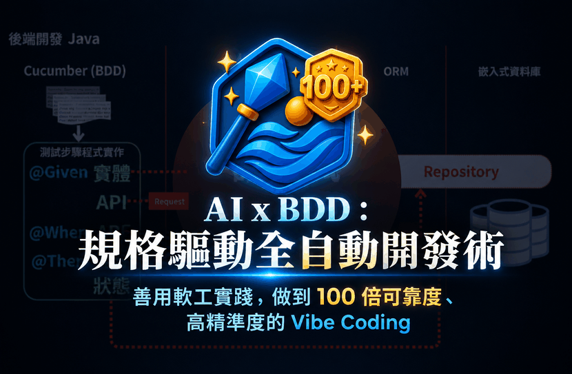 AI X BDD:規格驅動全自動化開發術(早鳥預購期)